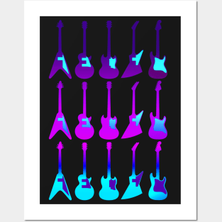 Eighties Guitars Posters and Art